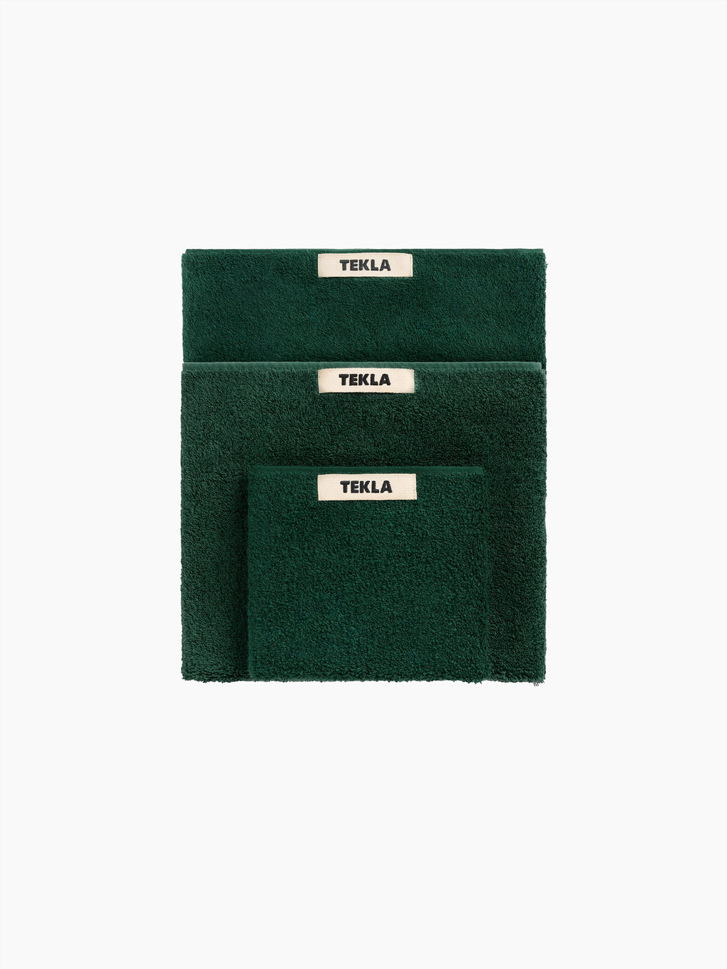 Organic Cotton Towels & Bath Mat | Forest Green
