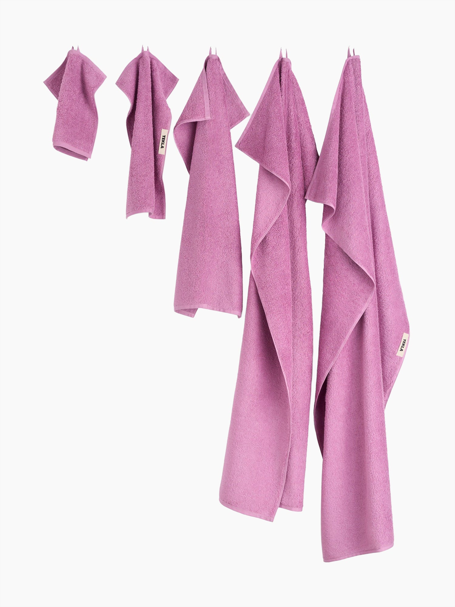 Organic Cotton Towels & Bath Mat | Magenta