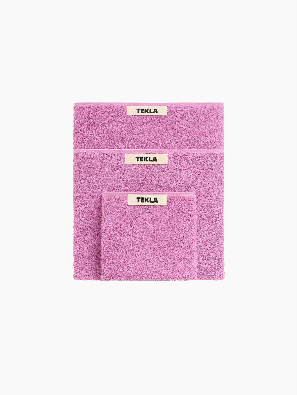 Organic Cotton Towels & Bath Mat | Magenta