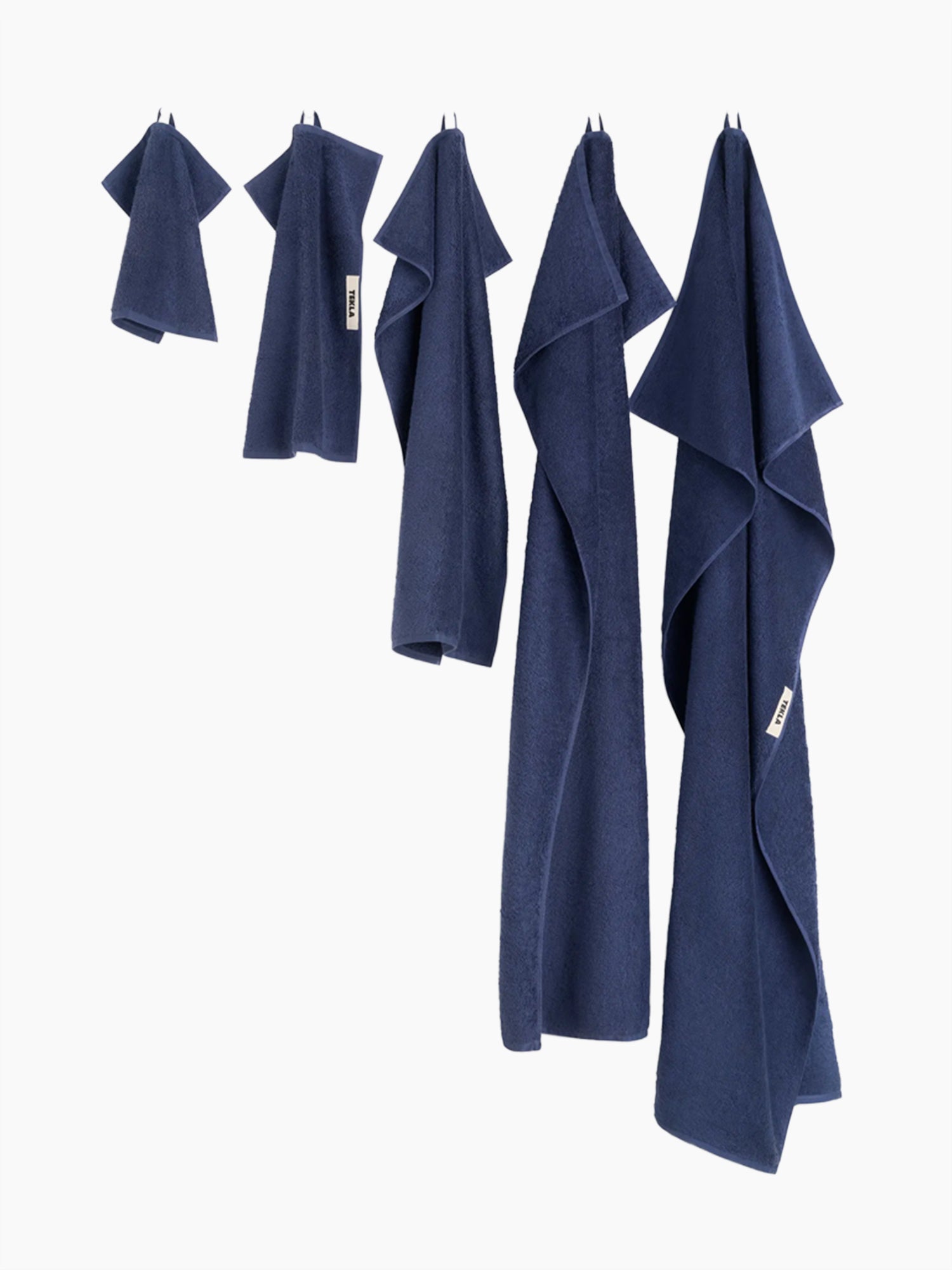 Organic Cotton Towels & Bath Mat | Navy