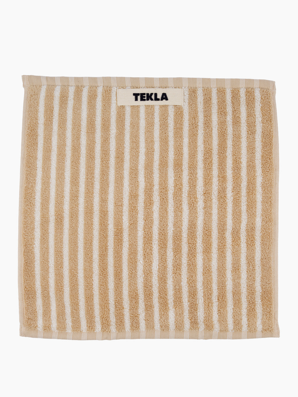Organic Cotton Striped Towels & Bath Mat | Ivory
