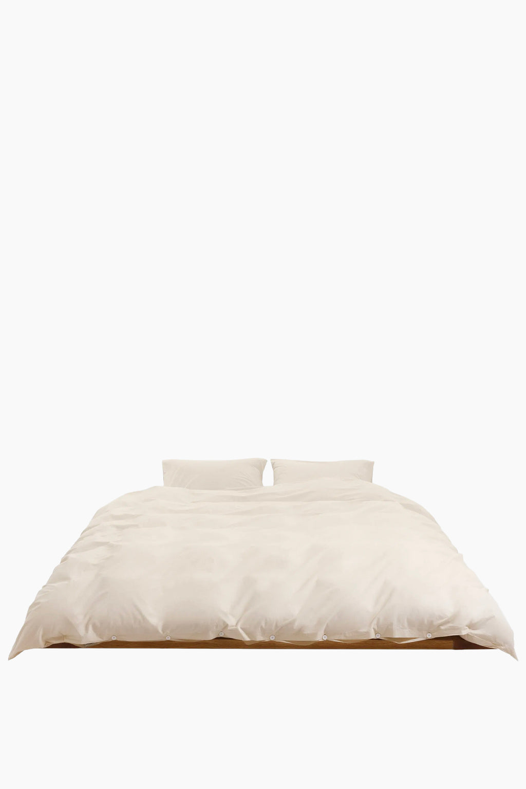 Organic Cotton Percale Bedding | Winter White