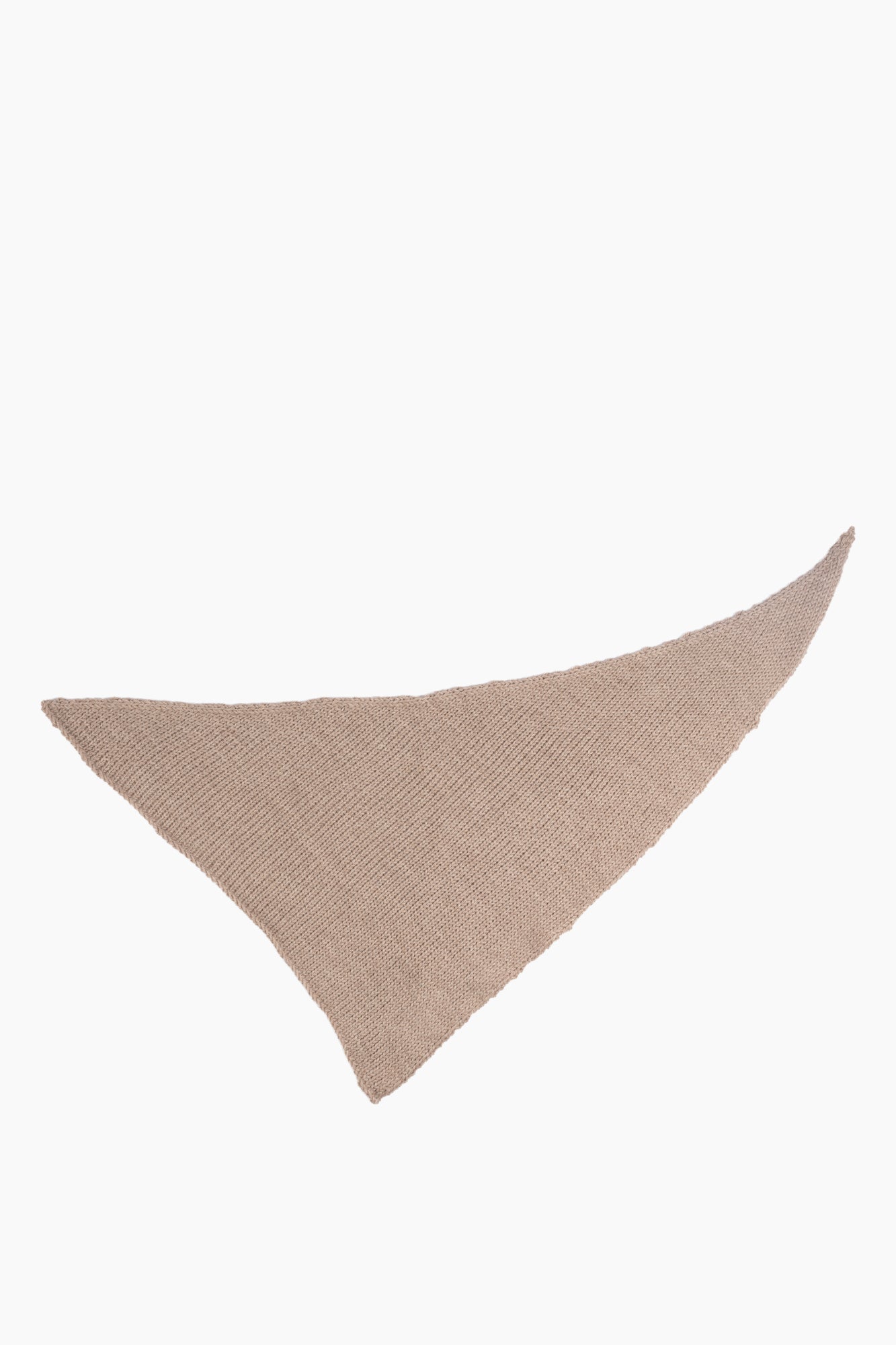 Baby Alpaca Asymmetrical Triangle Bandana