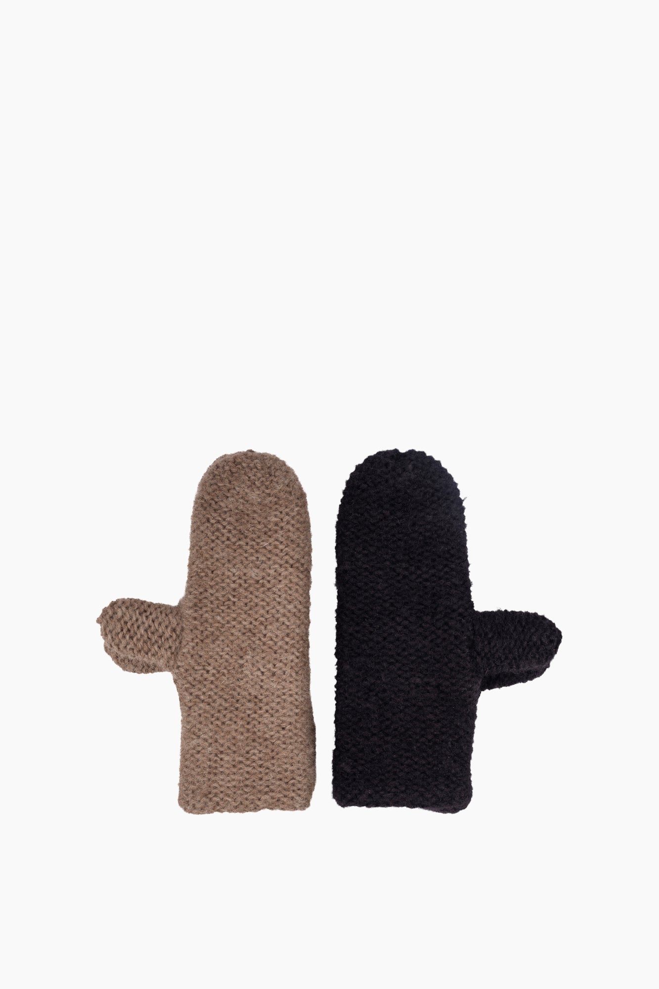 Baby Alpaca Mix Purl Stitch Mittens