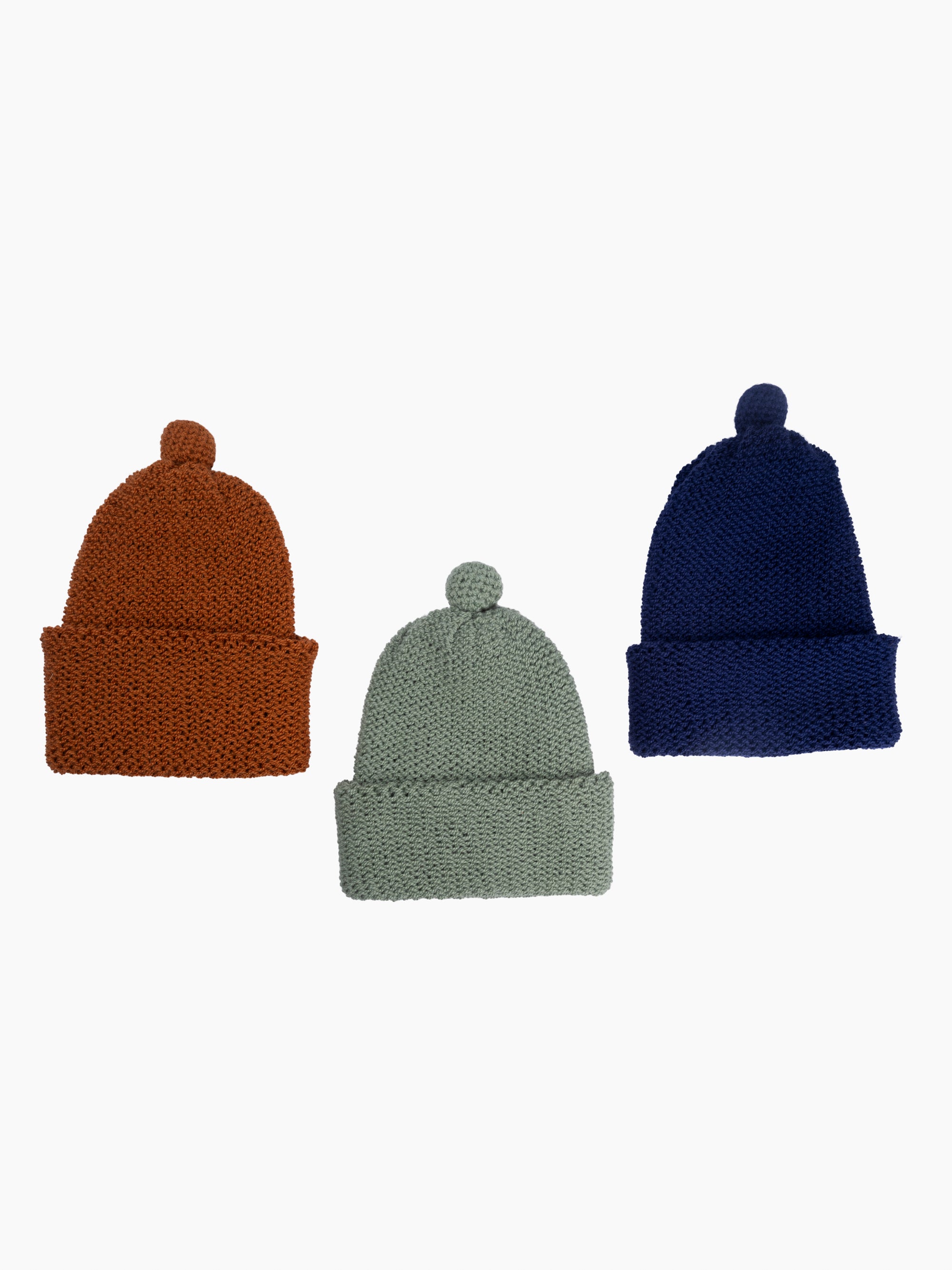 Baby Alpaca Pearl Stitch Beanie | 3 Colors