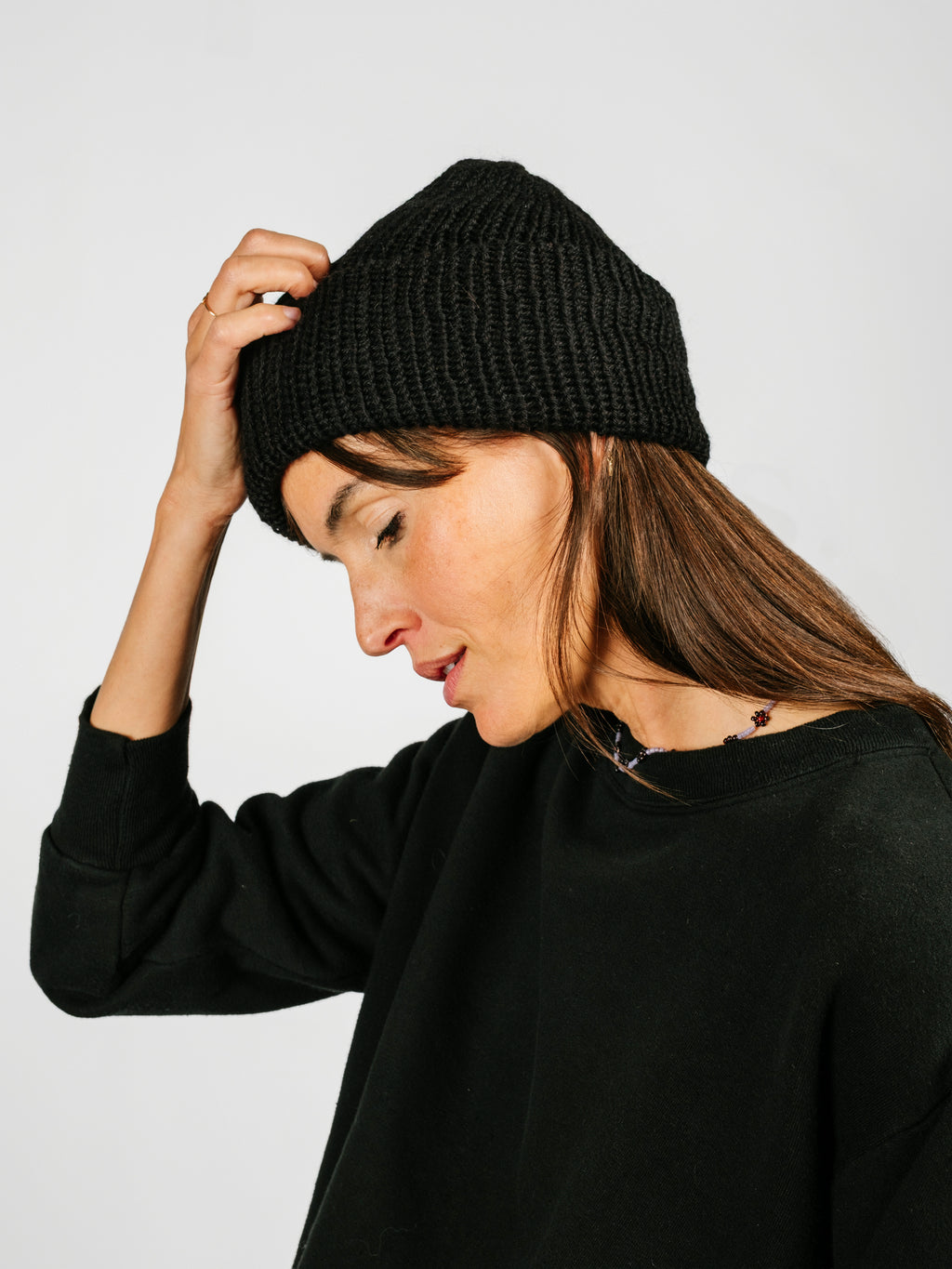 Baby Alpaca Simple Beanie | 4 Colors