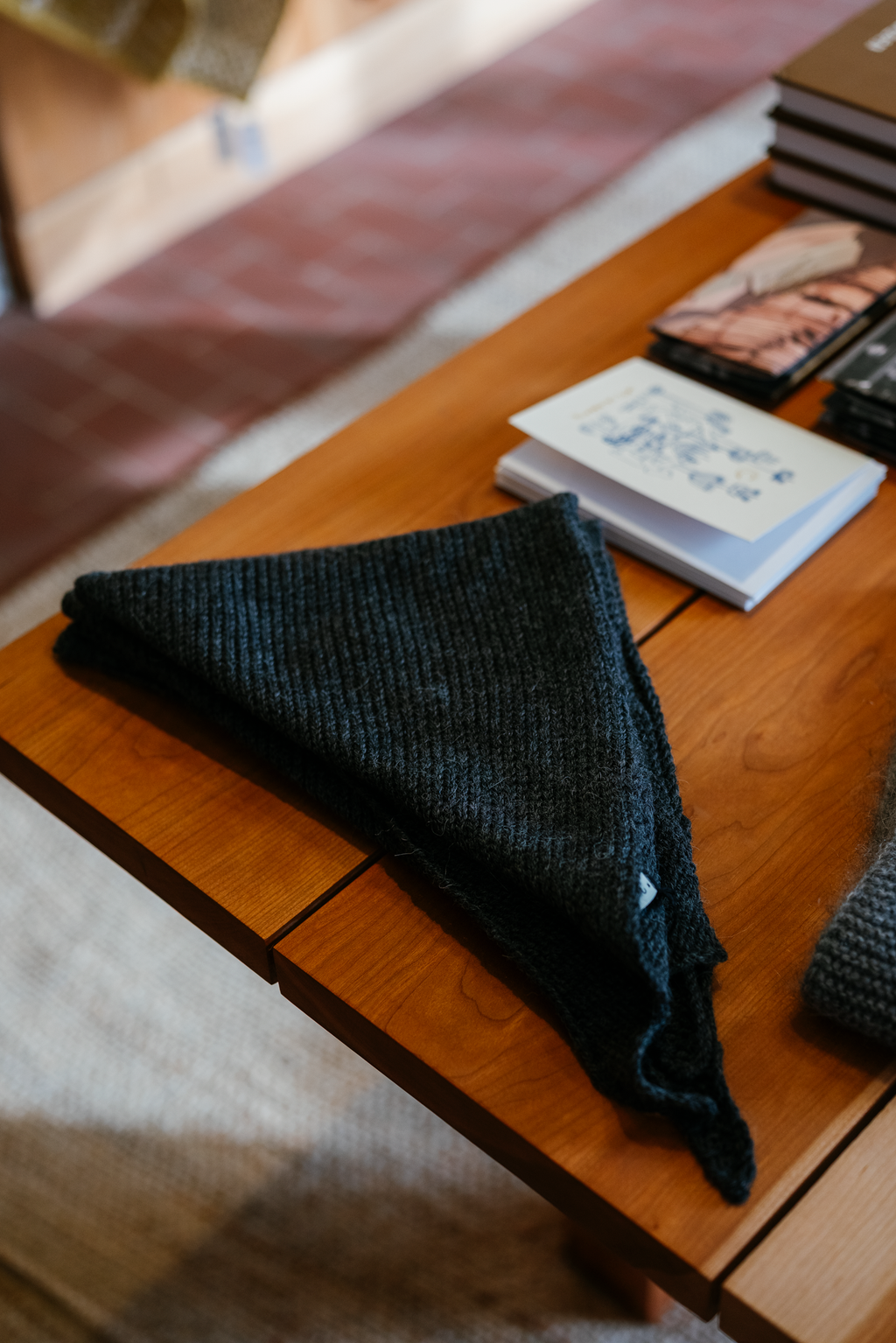 Baby Alpaca Asymmetrical Triangle Bandana