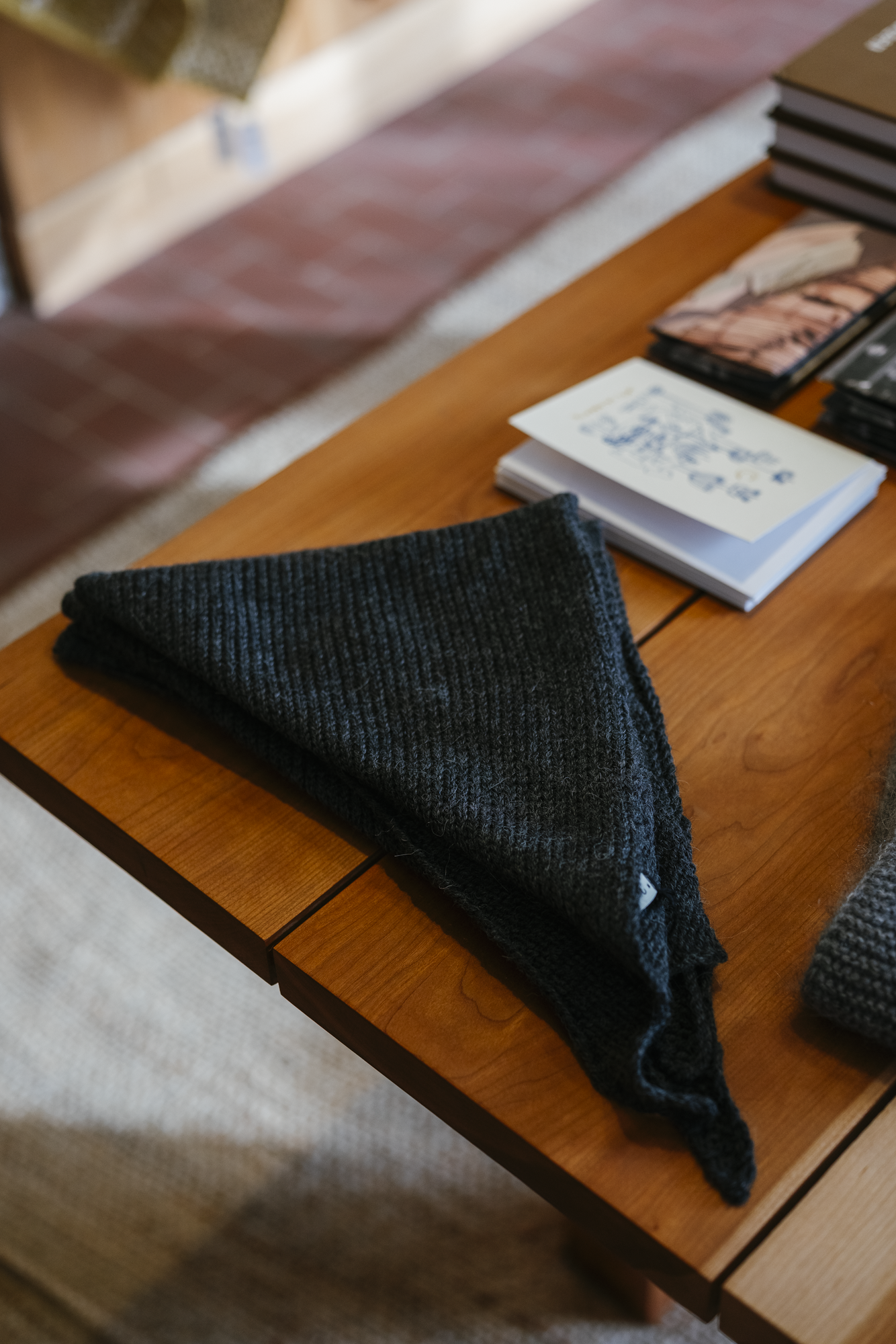 Baby Alpaca Asymmetrical Triangle Bandana