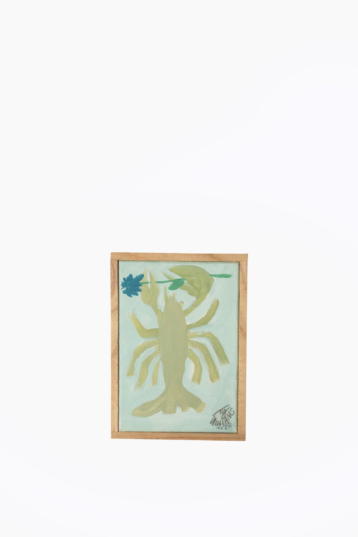 Sage Lobster Painting
