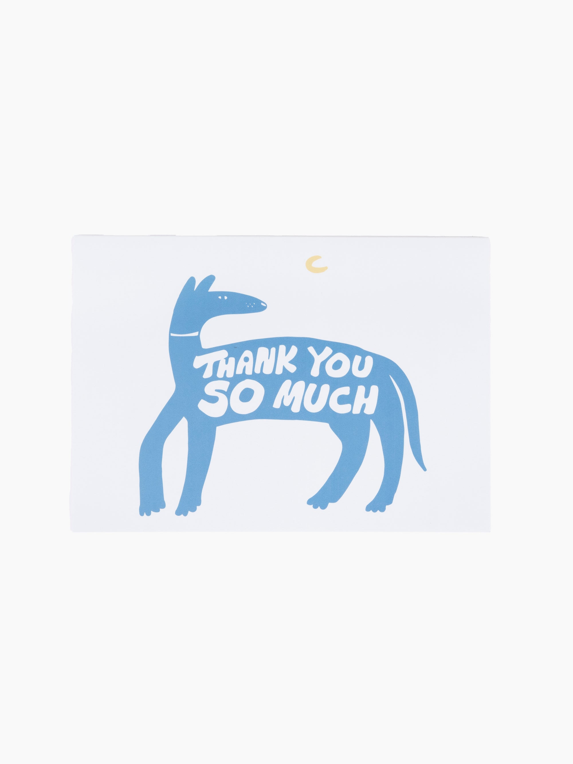 Thank You So Much Dog Card