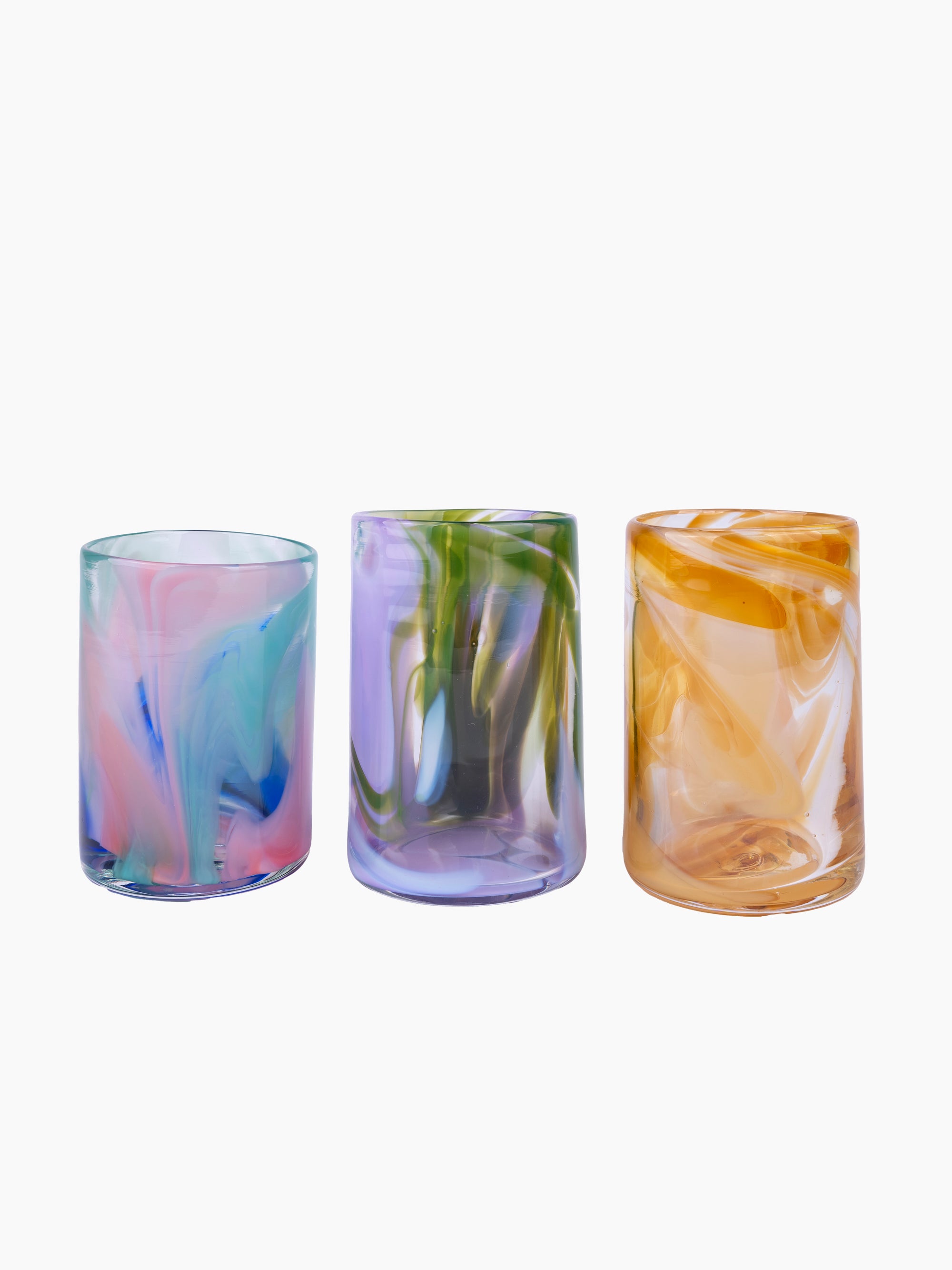 Hand Dyed Glass | 3 Colors