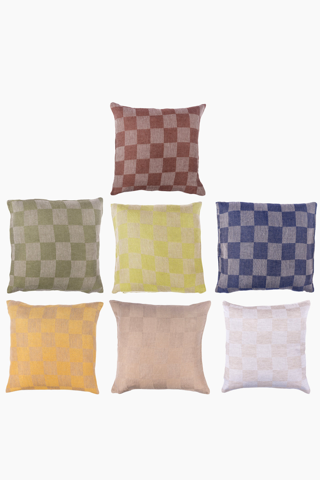 Italian Linen Check Pillowcase