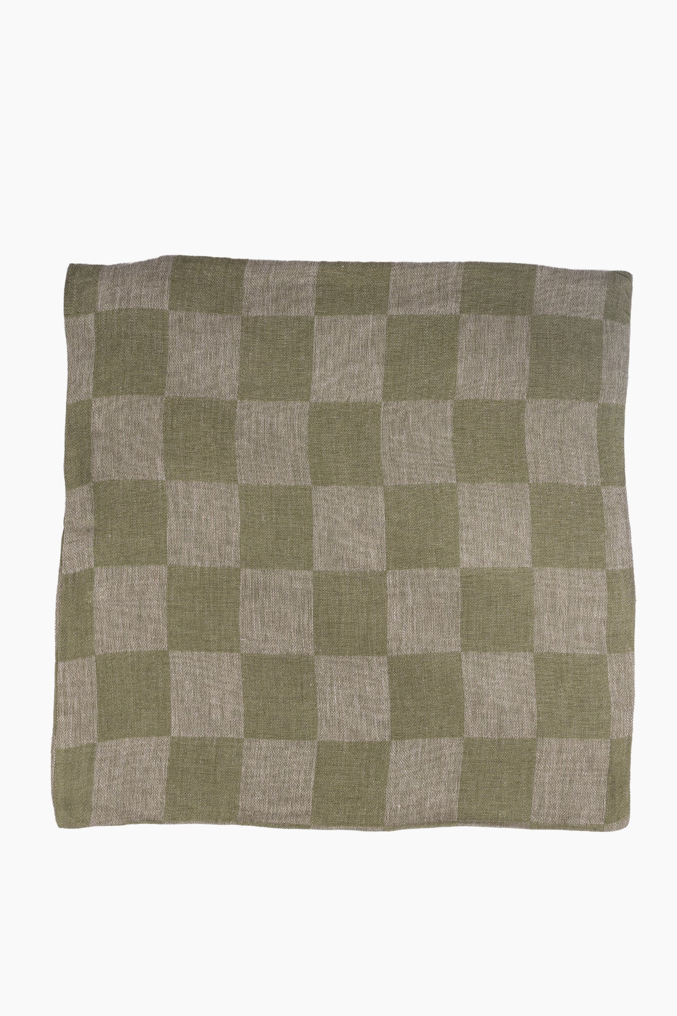 Italian Linen Check Pillowcase