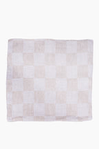 Italian Linen Check Pillowcase