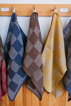 Italian Linen Check Tea Towel