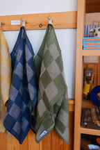 Italian Linen Check Tea Towel
