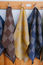 Italian Linen Check Tea Towel