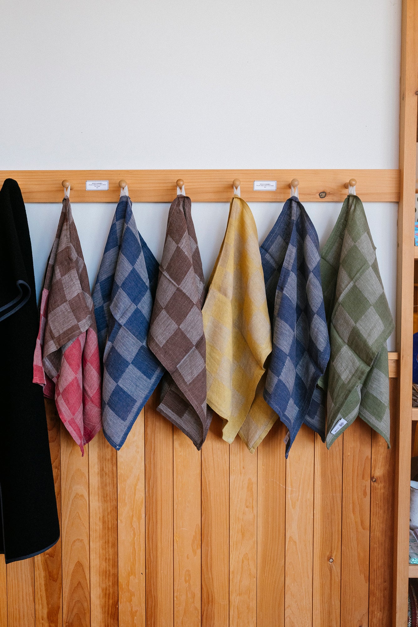 Italian Linen Check Tea Towel