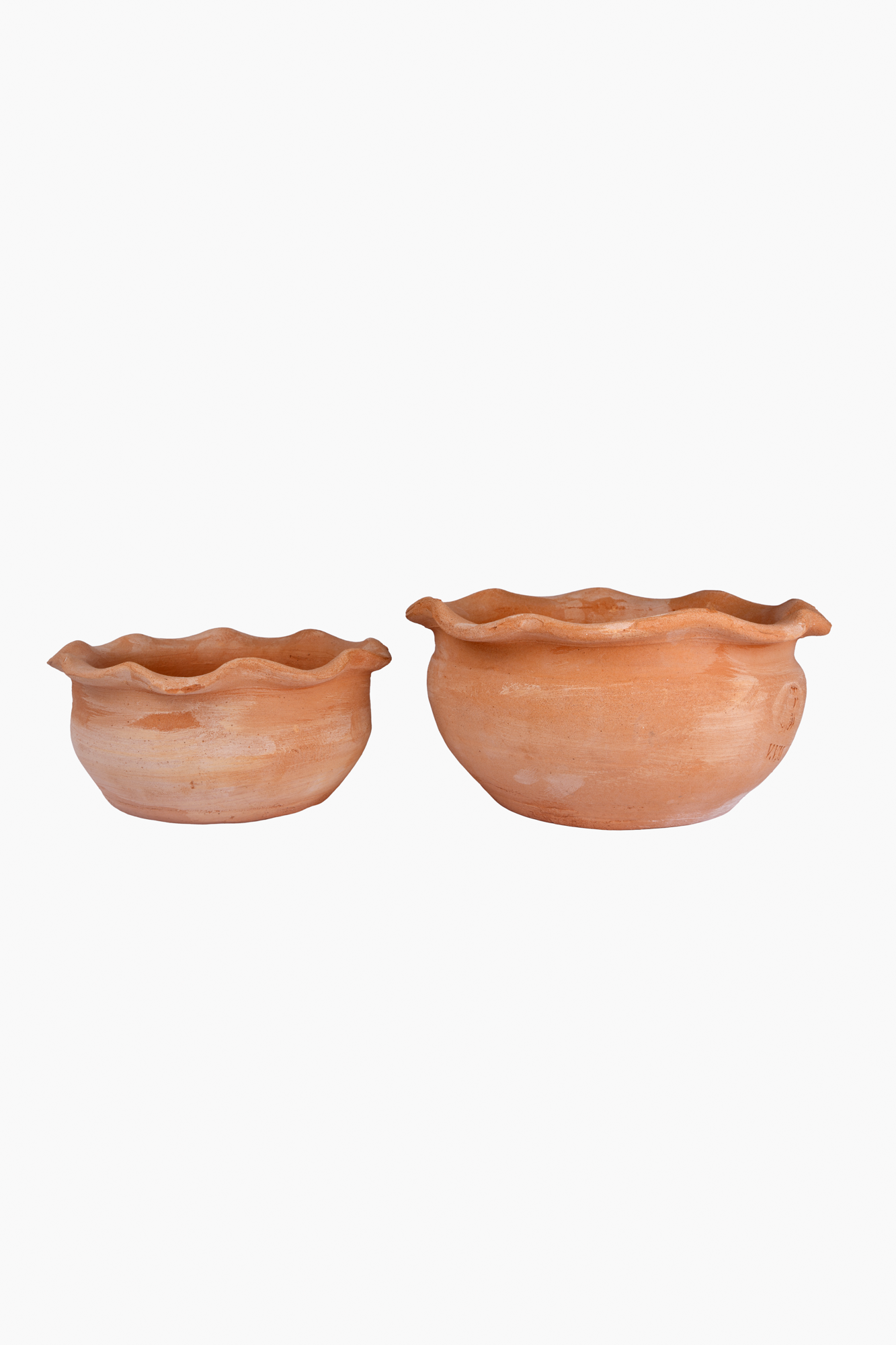 Wavy Terracotta Pot | 2 Sizes
