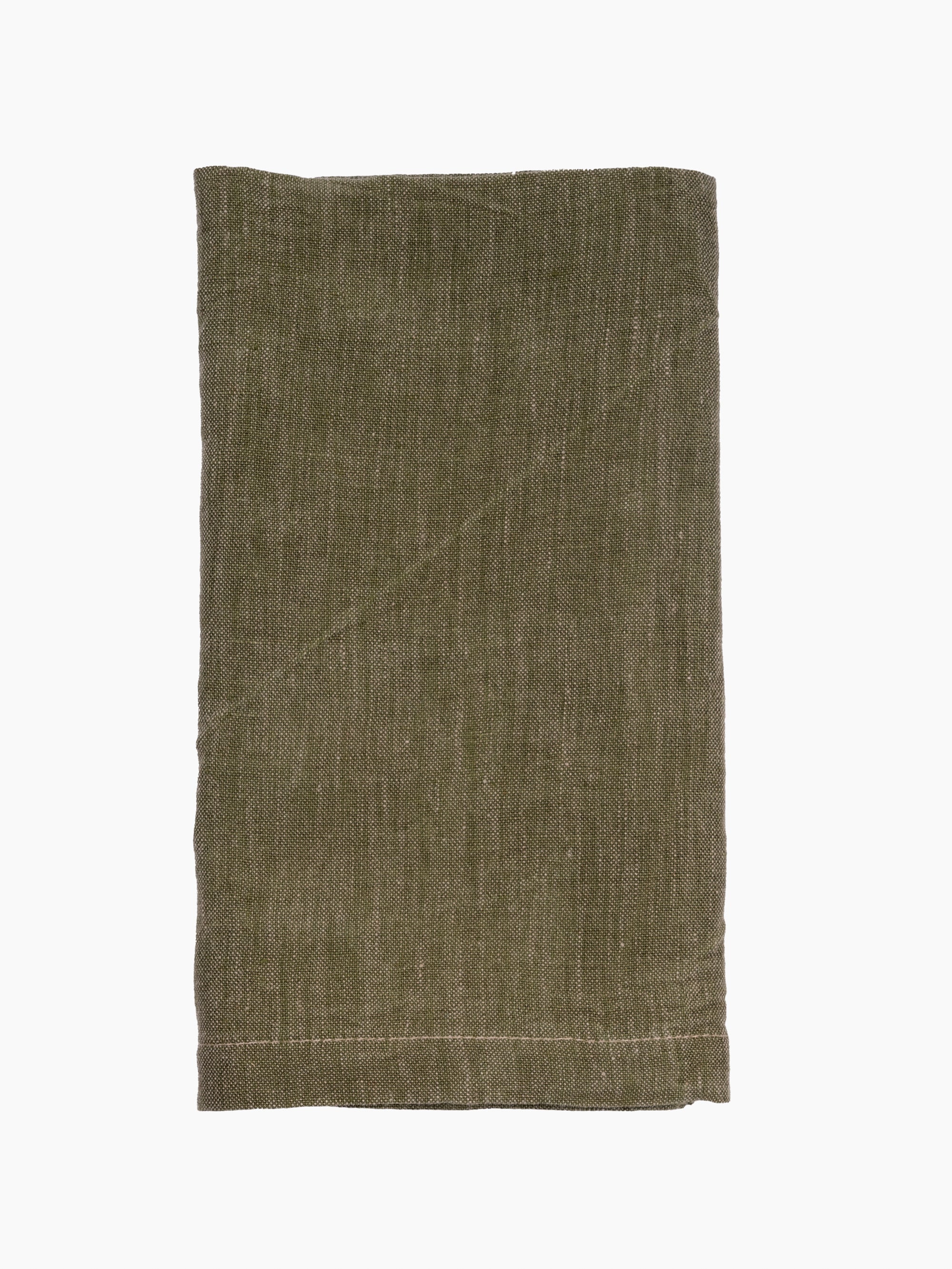 Italian Linen Napkin | Olive