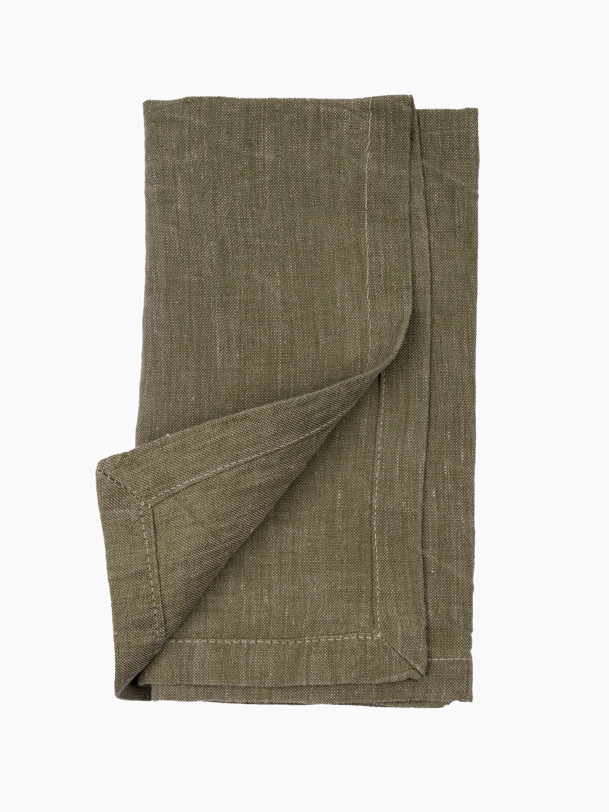 Italian Linen Napkin | Olive