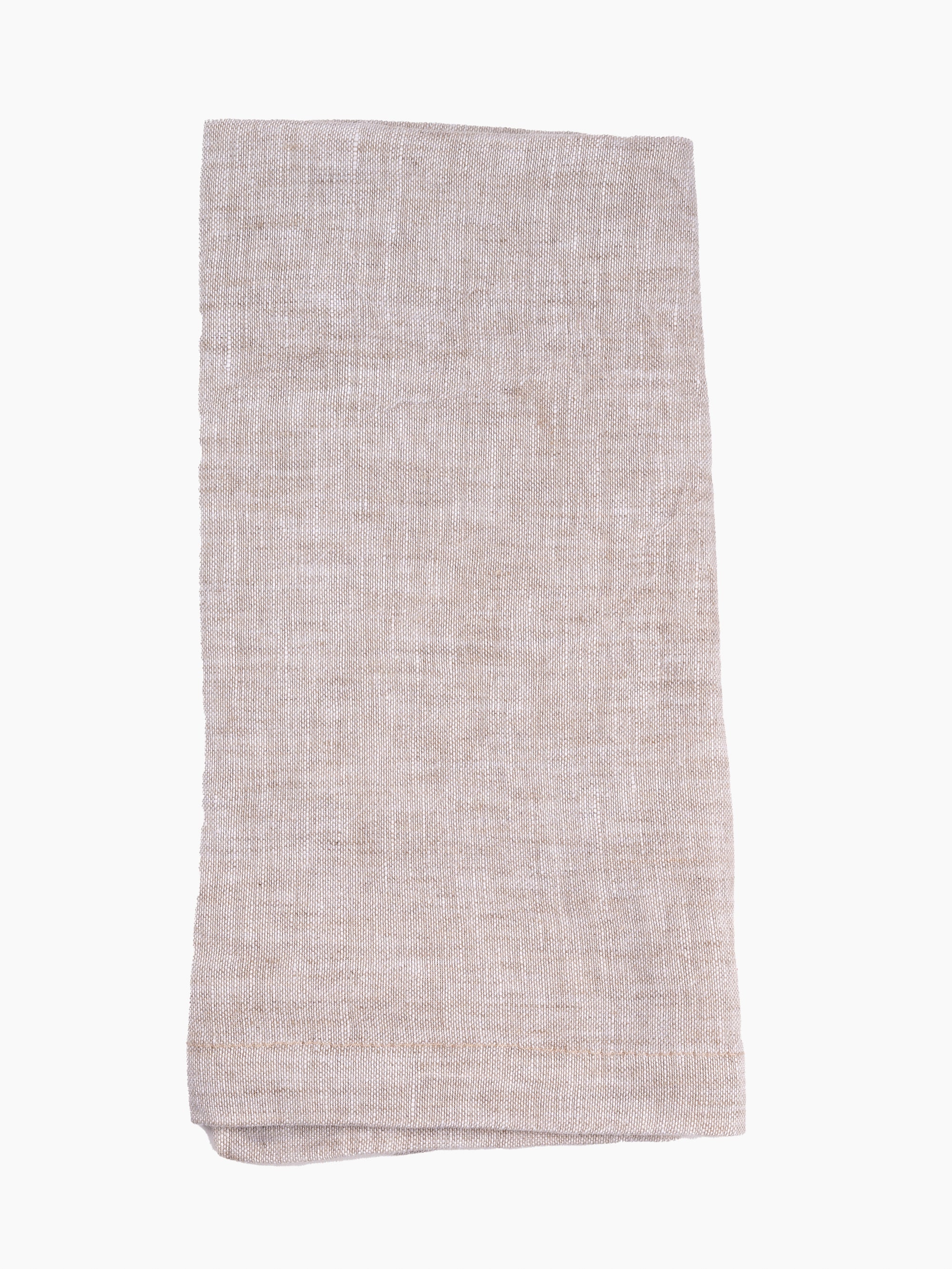 Italian Linen Napkin | White Melange