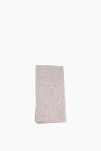 Italian Linen Napkin | White Melange