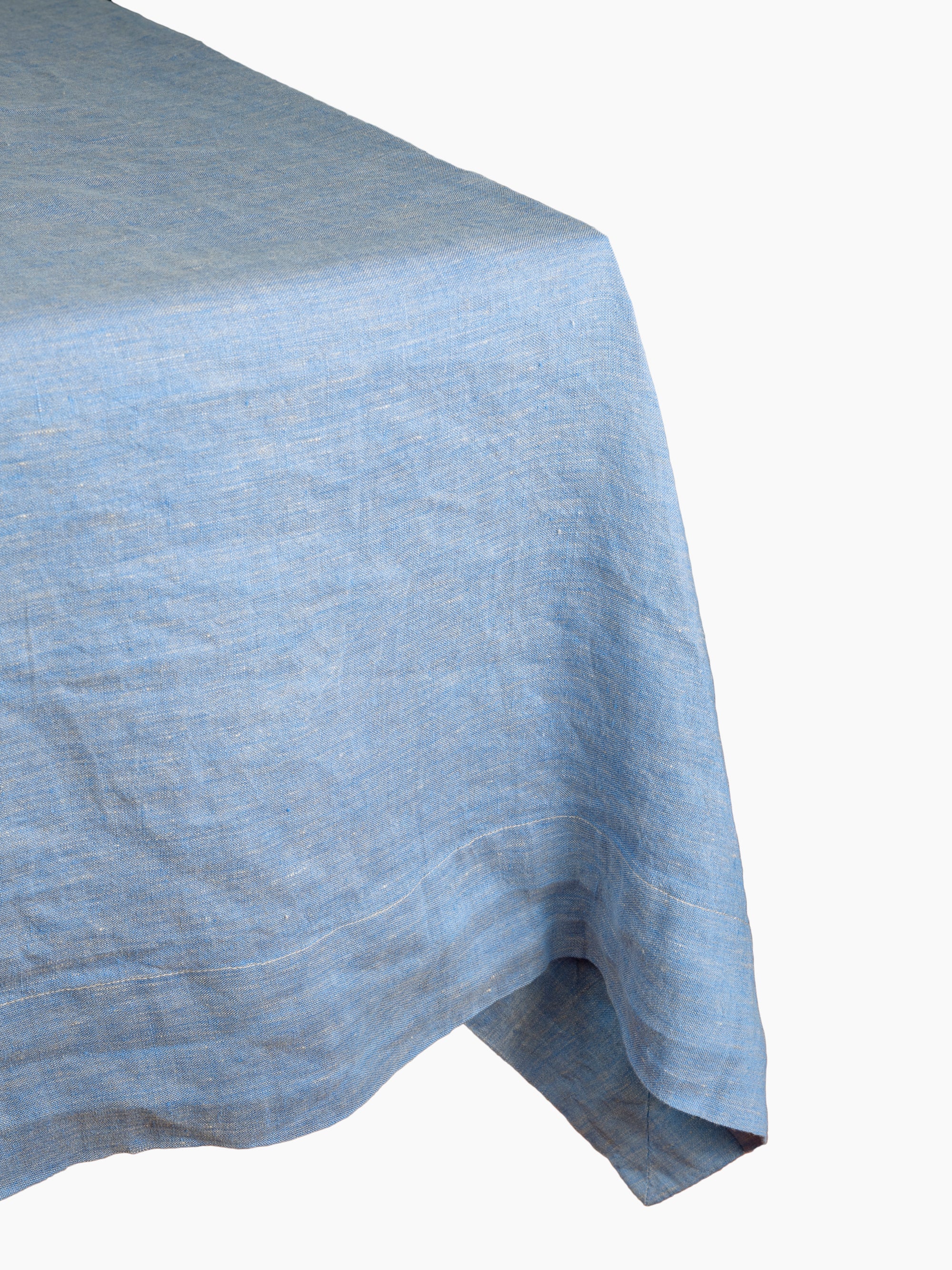 Italian Linen Tablecloth | Blue