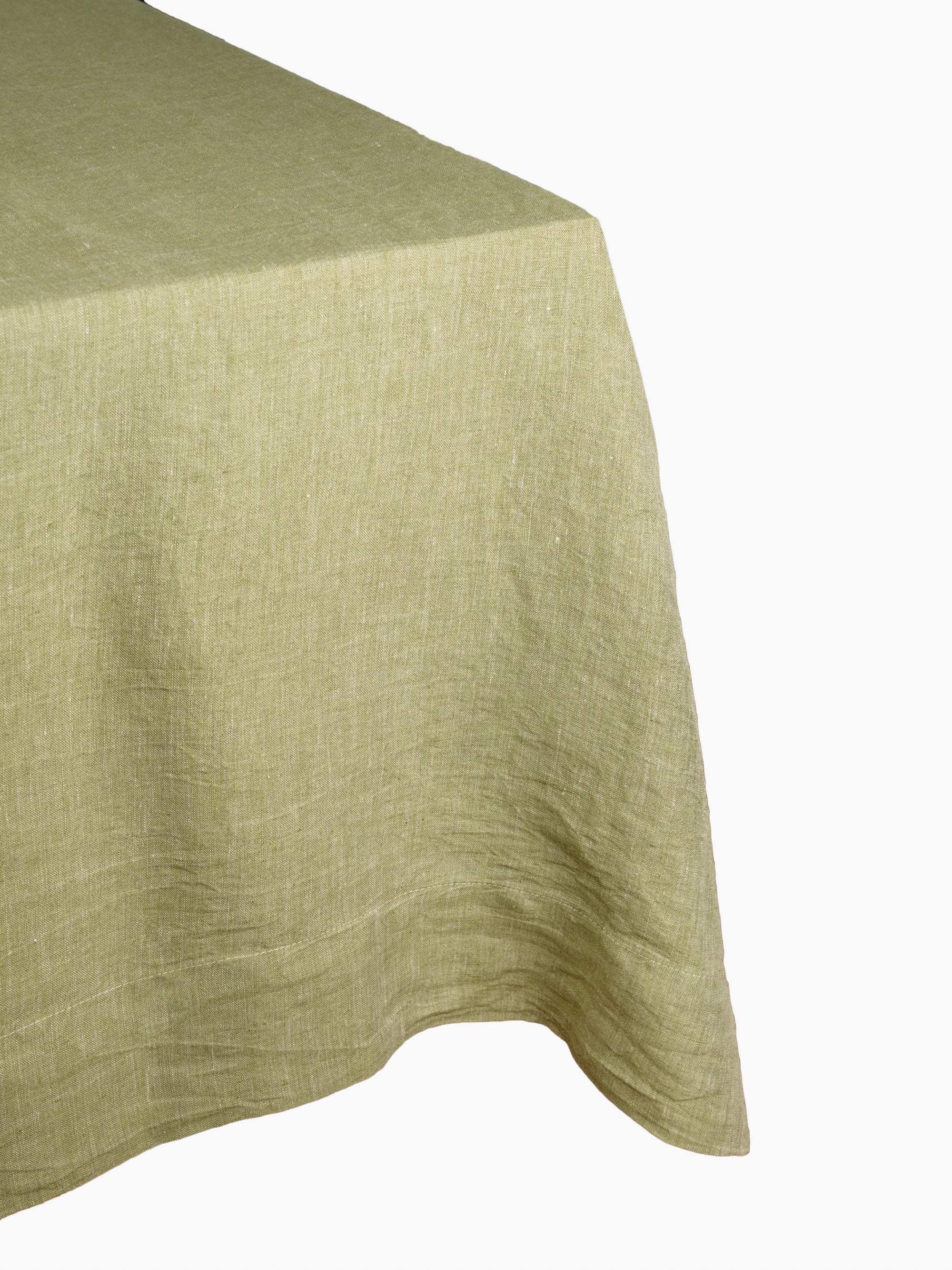 Italian Linen Tablecloth | Olive