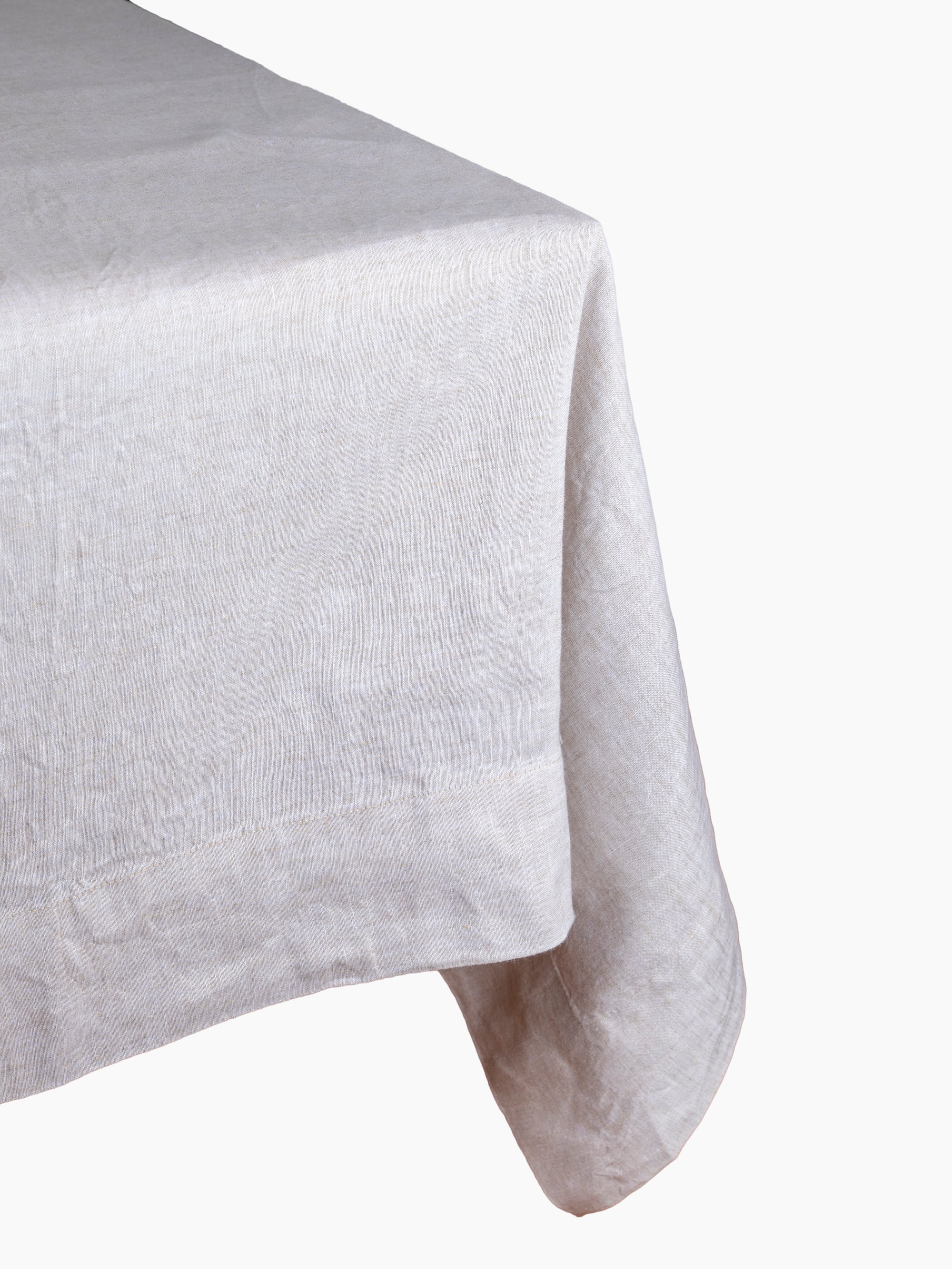 Italian Linen Tablecloth | White