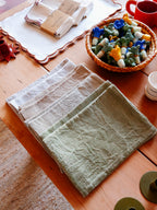 Italian Linen Tea Towel | Brown