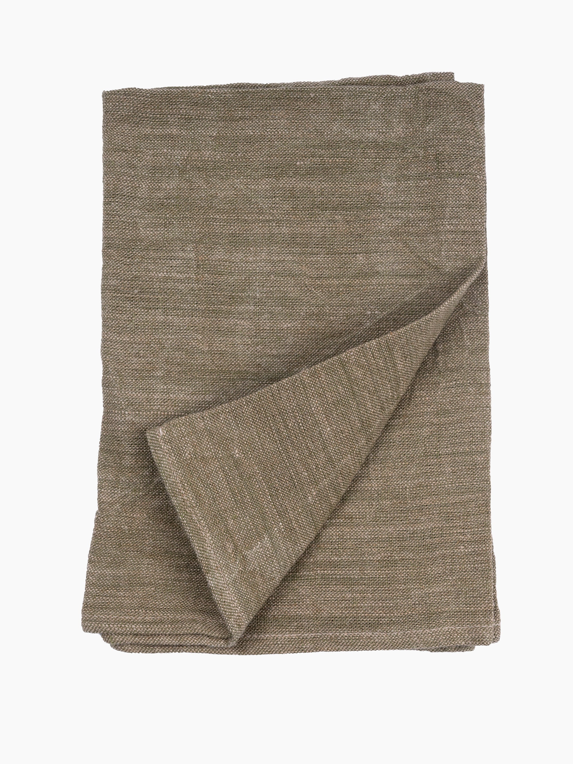 Italian Linen Tea Towel | Olive