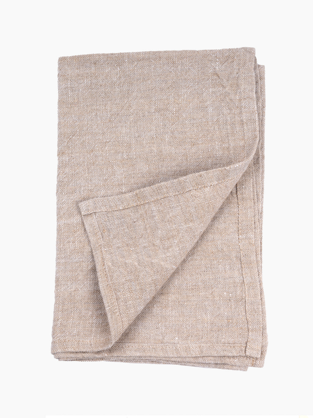 Italian Linen Tea Towel | White Melange