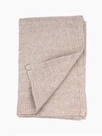 Italian Linen Tea Towel | White Melange
