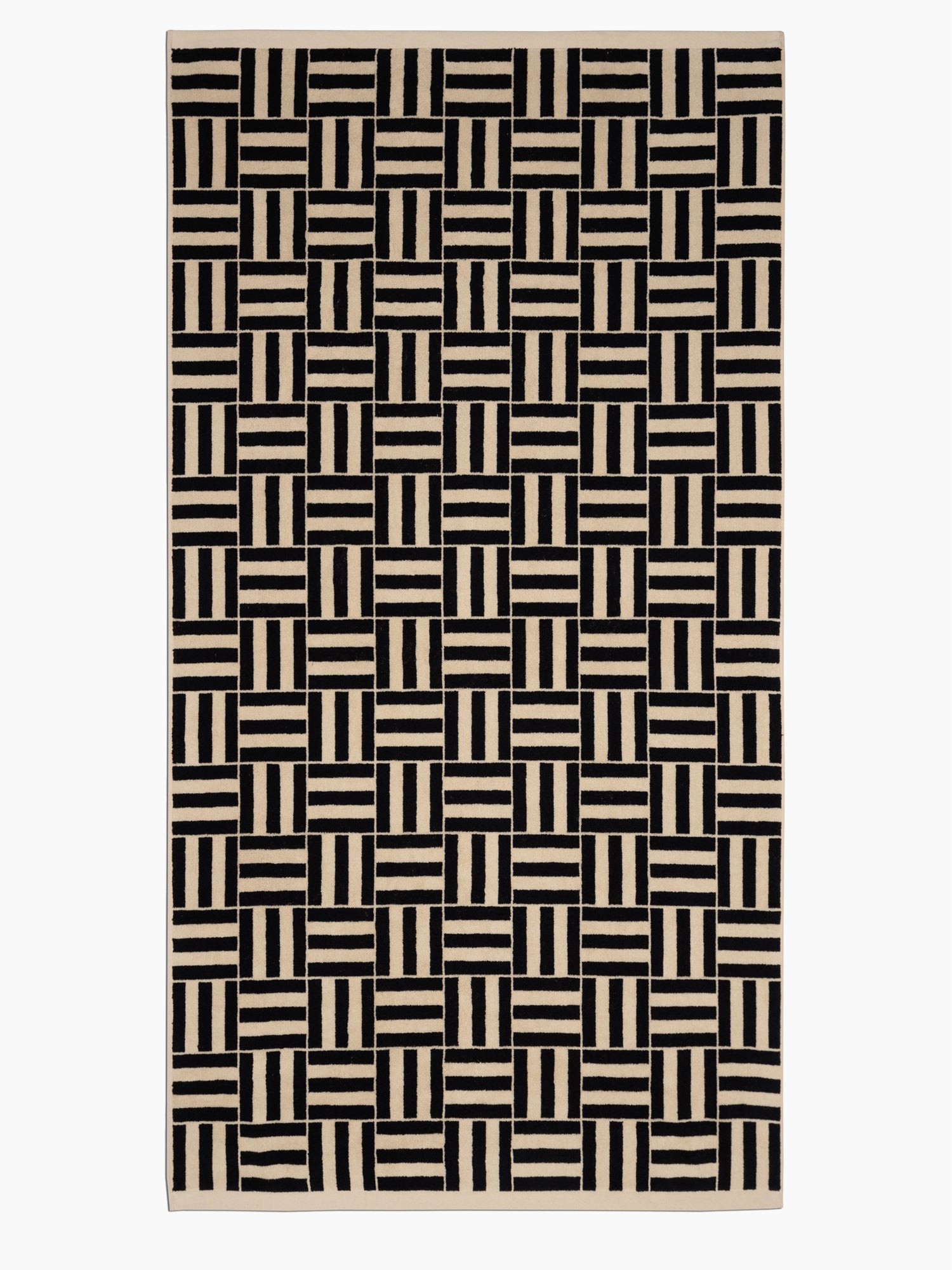Organic Cotton Weave Towels | Sand & Noir