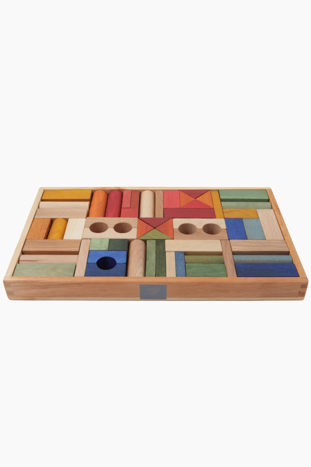 Rainbow Blocks in Tray | 54 Pieces