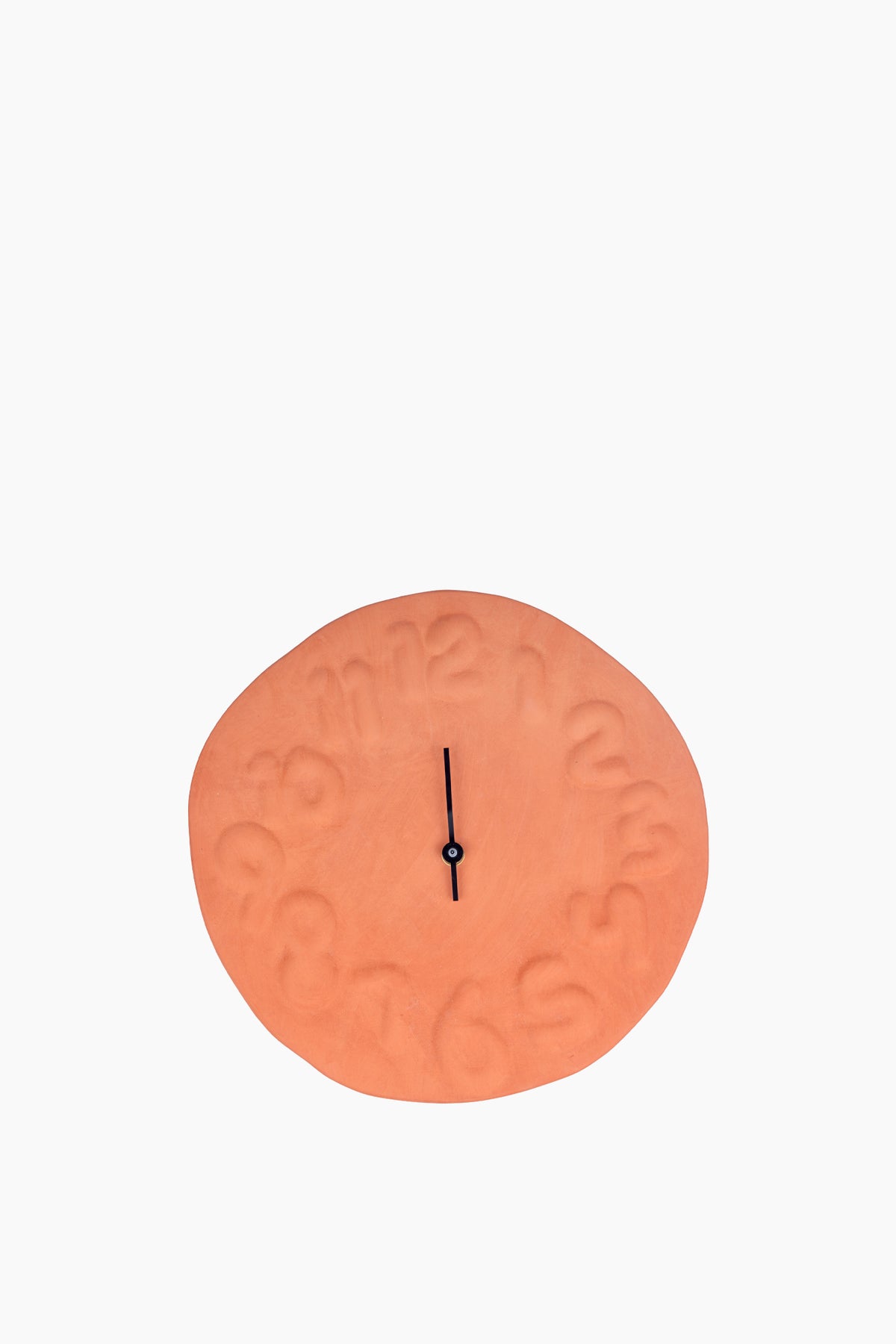 Embossed Numbered Clock