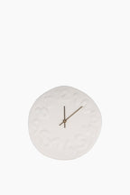 Embossed Numbered Clock
