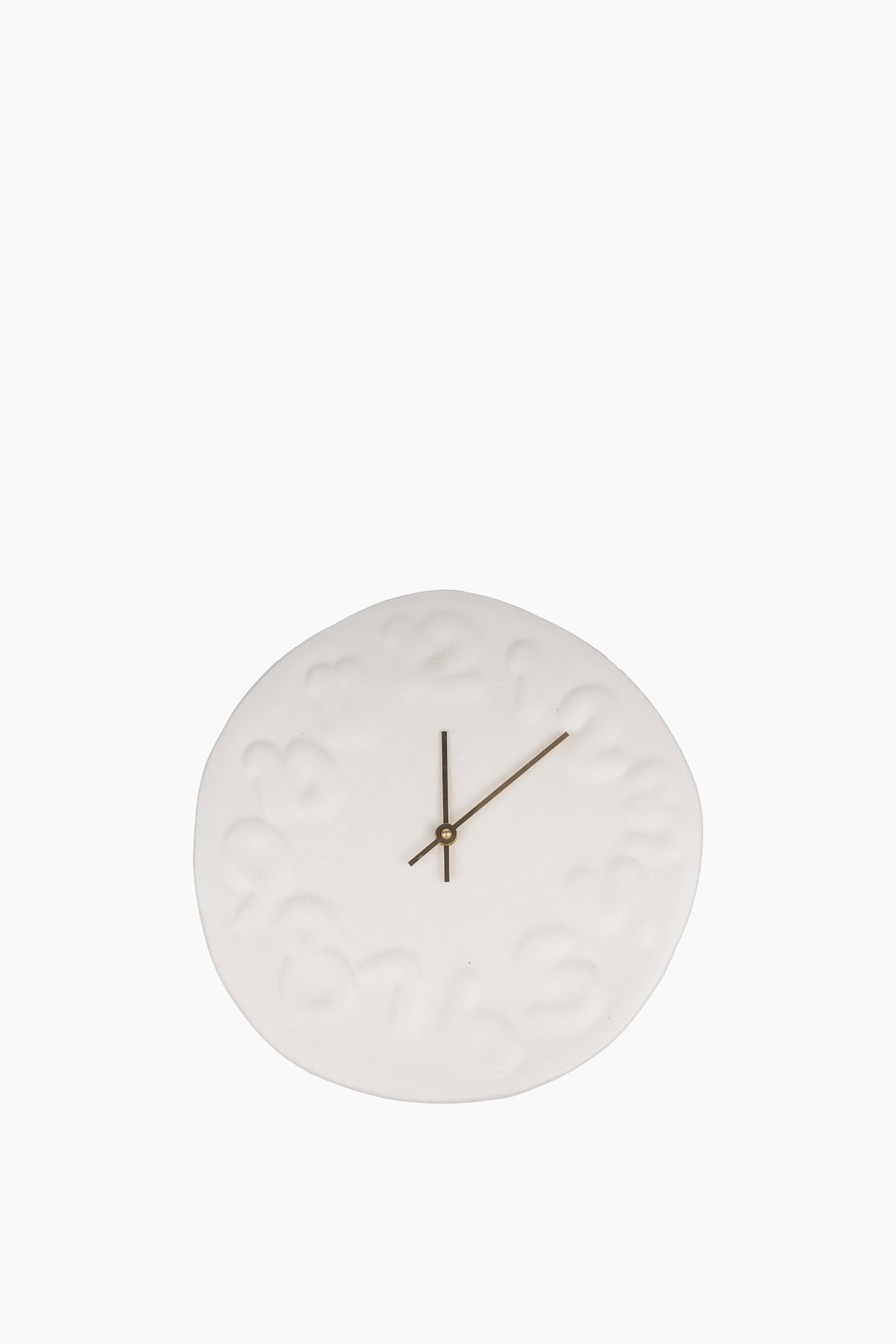 Embossed Numbered Clock