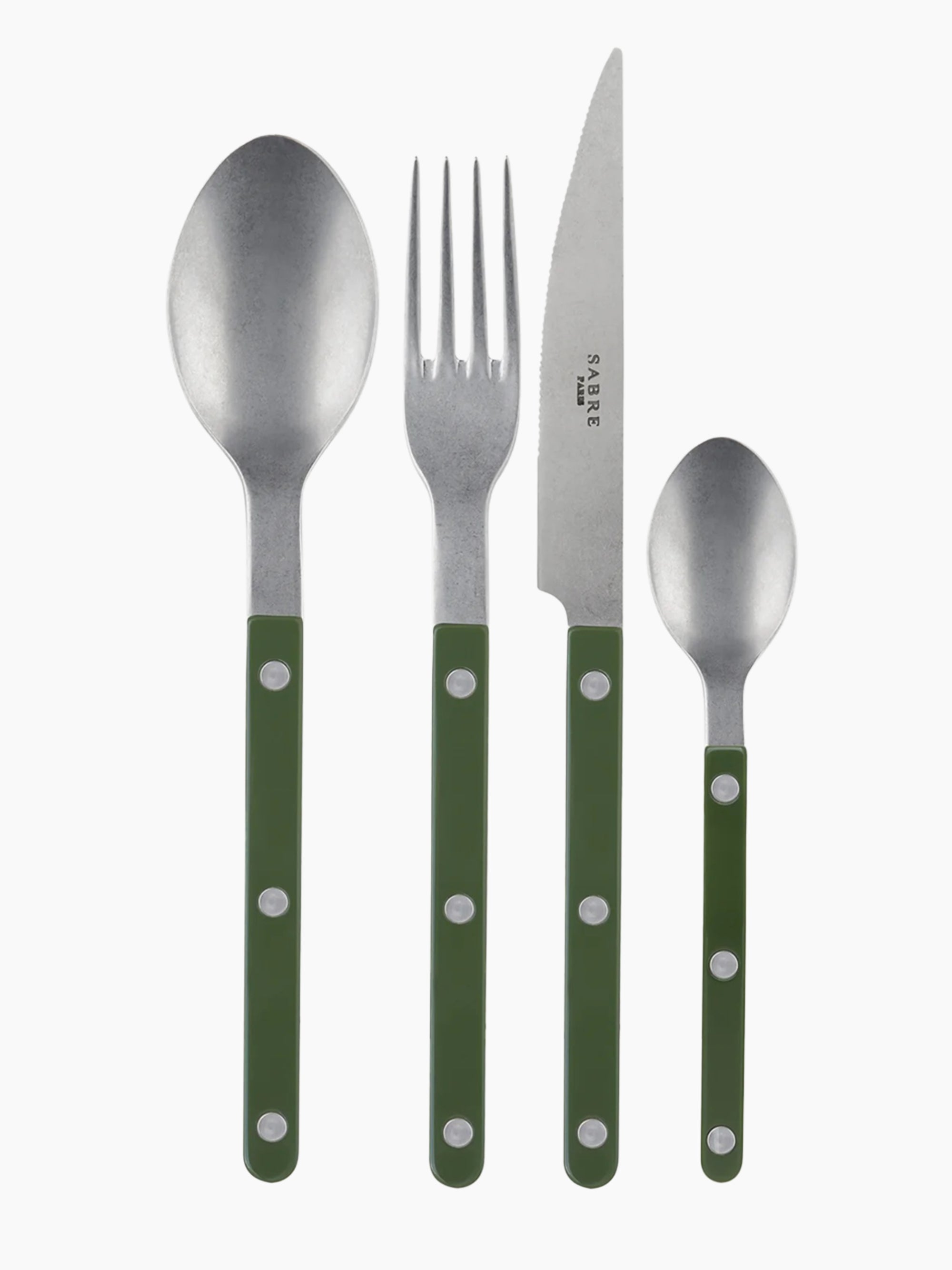 Bistrot Vintage Flatware Collection | Hunter Green