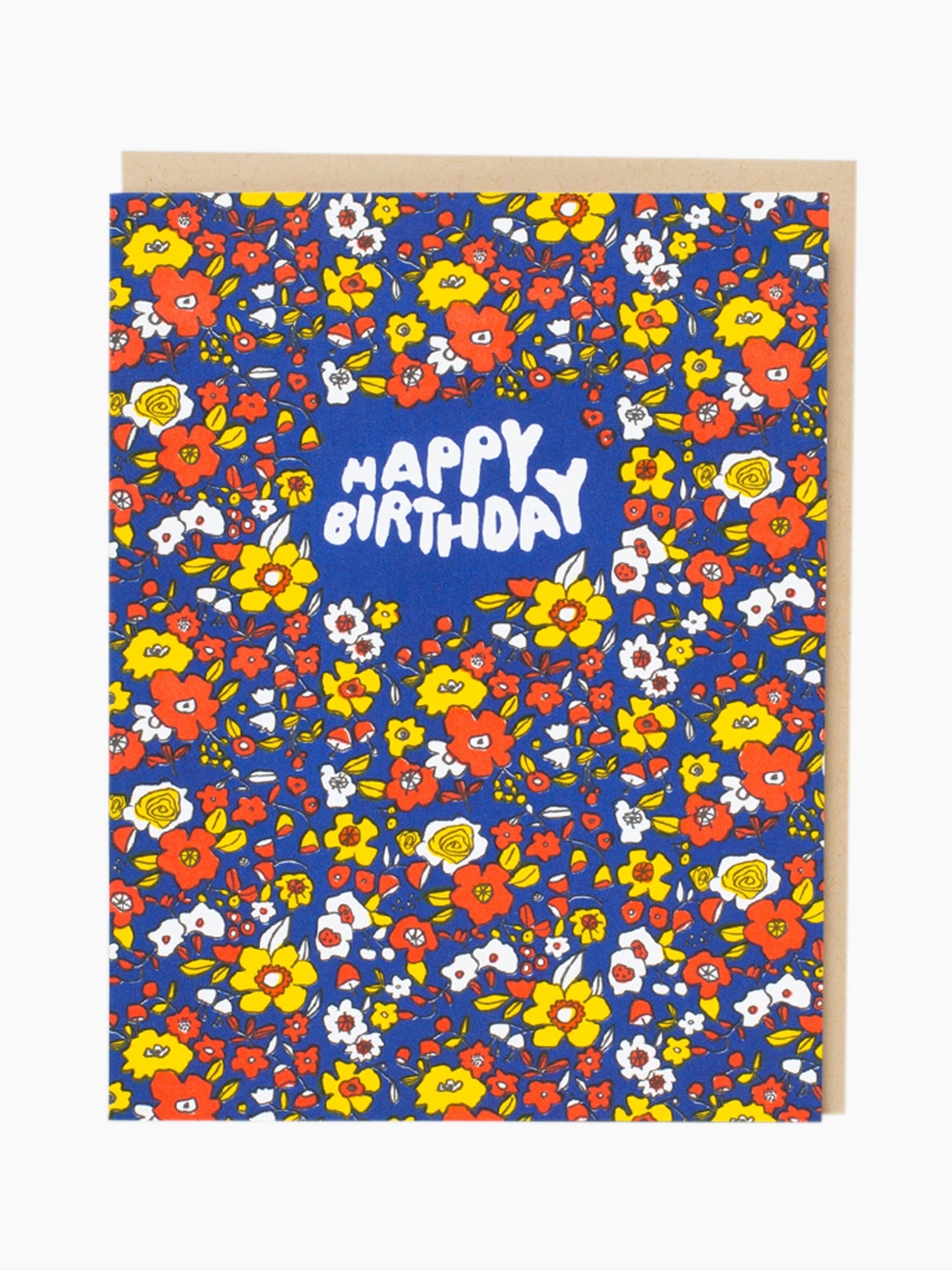 Calico Happy Birthday Card