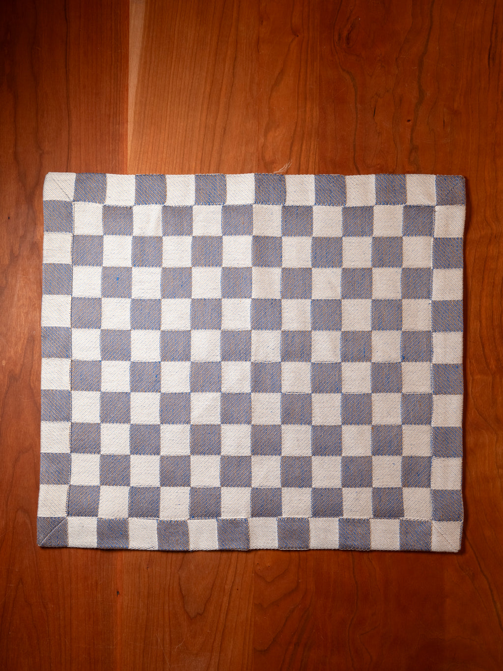 Checkerboard Placemat | Nettuno Blue