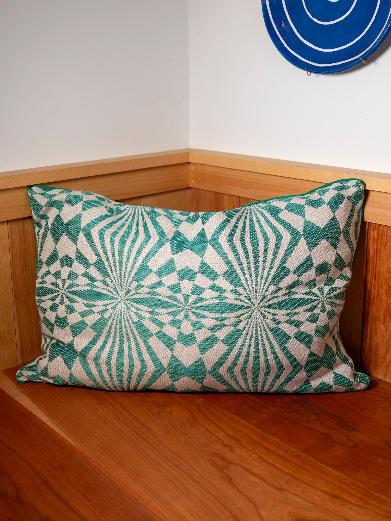 Porta Cushion Cover in Viridiano Green