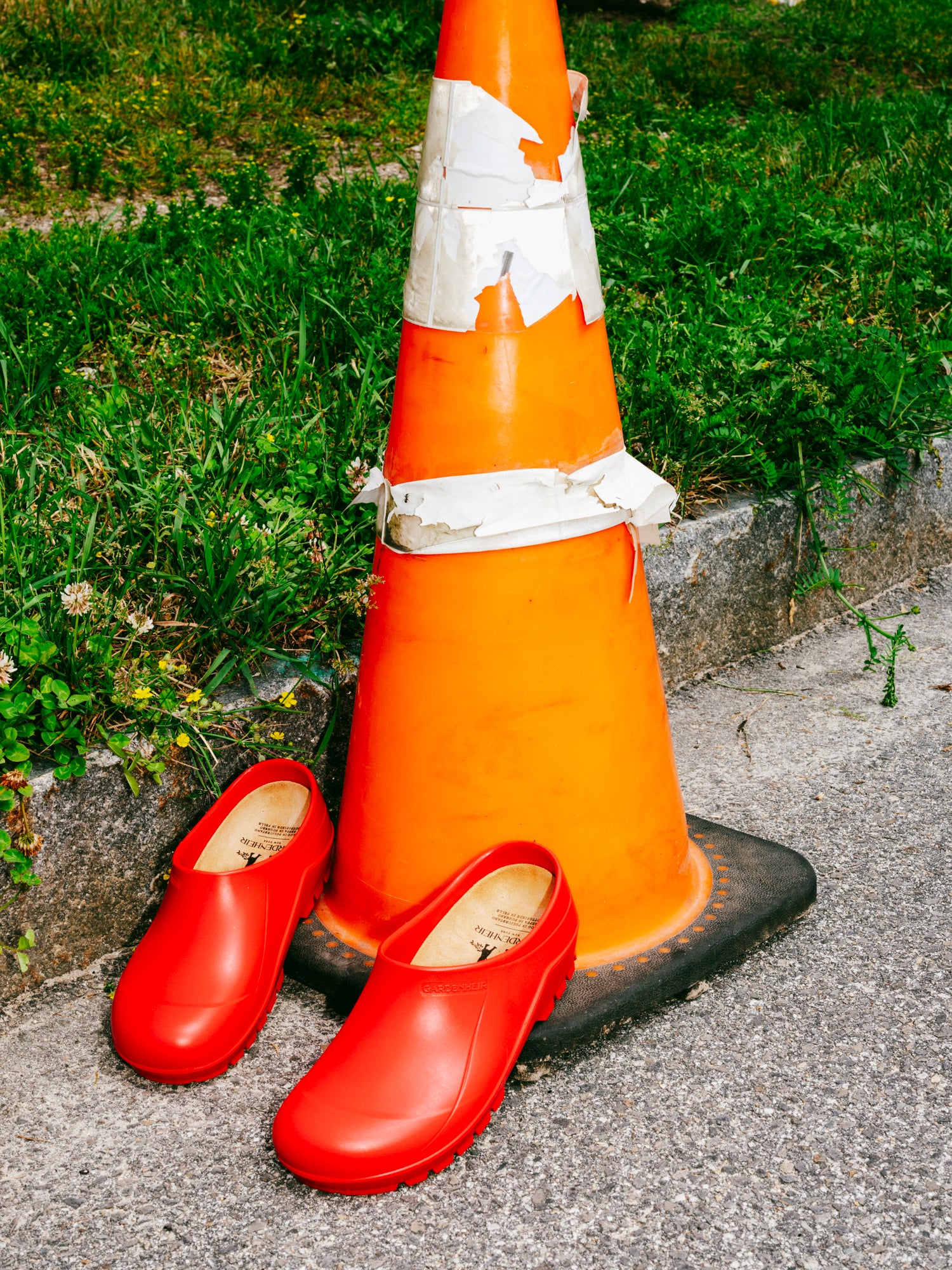Italian Red Garden Clogs