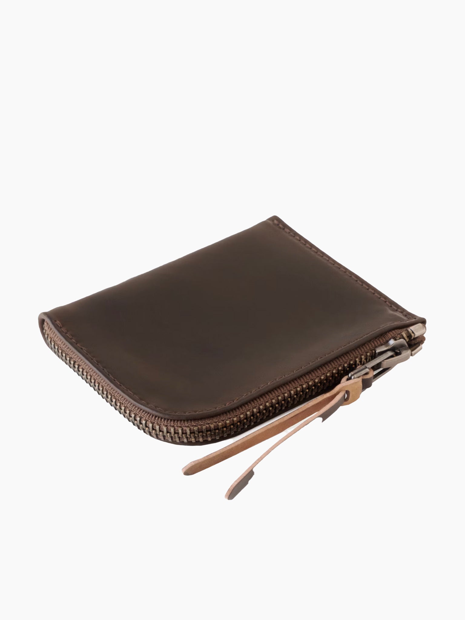 Cordovan Zip Wallet | Dark Cognac Shell