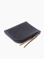 Cordovan Zip Wallet | Navy Shell