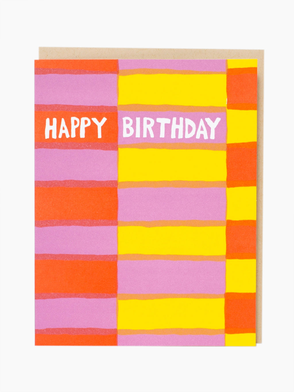 Fruit Stripe Birthday Card