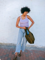 French Recycled Hemp Fisherman Sandals in Sepia