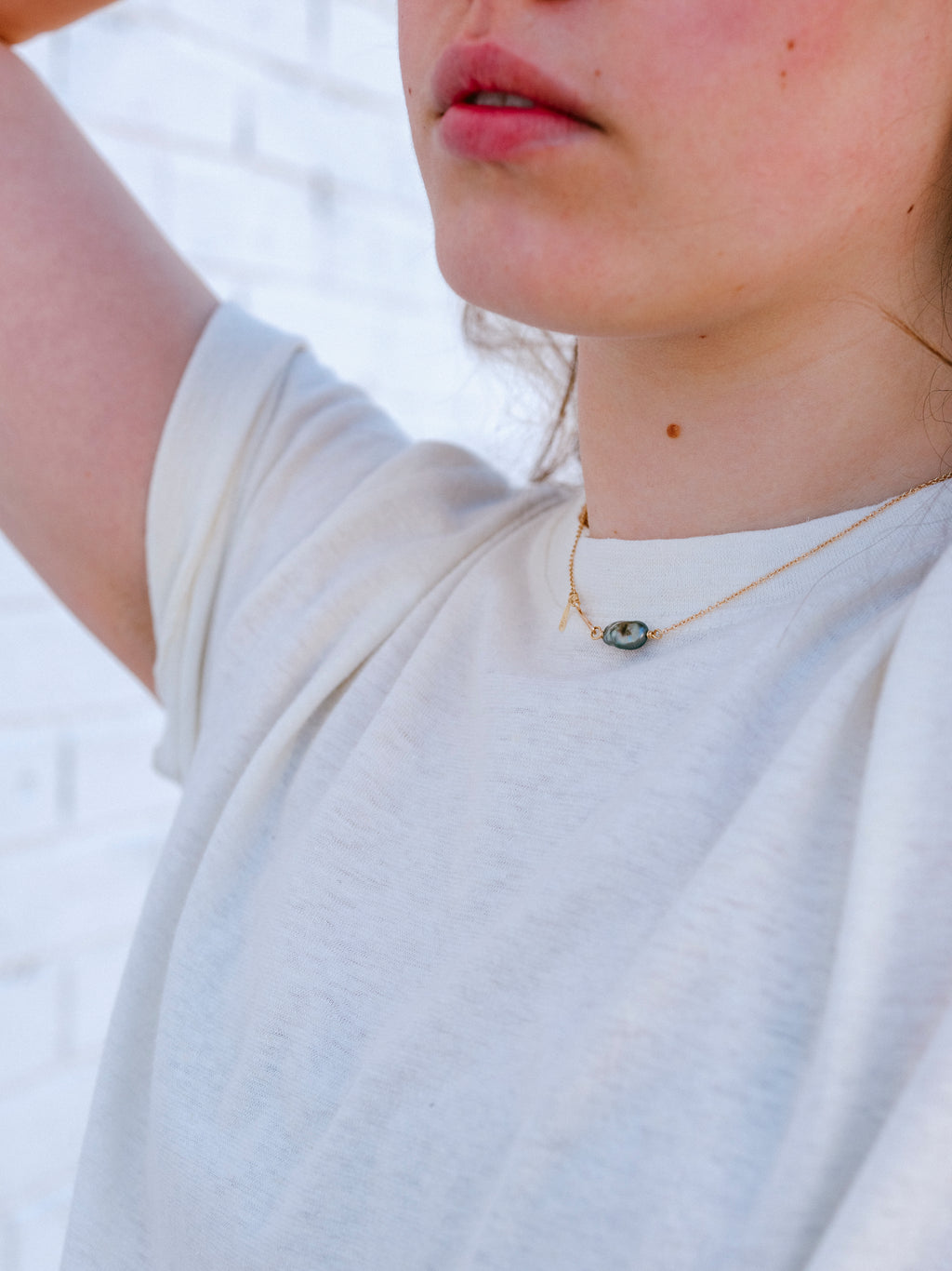 Jung Tee | Washed White