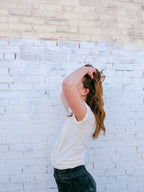 Jung Tee | Washed White